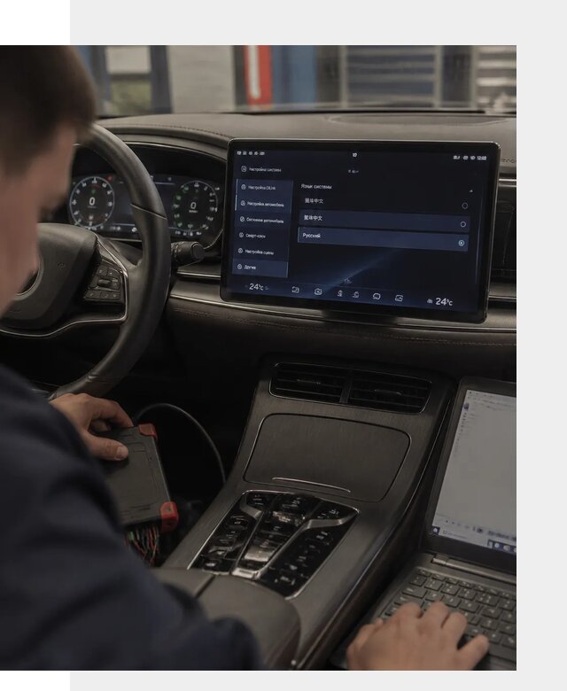 Русификация автомобиля BYD HAN для эксплуатации в Раменском